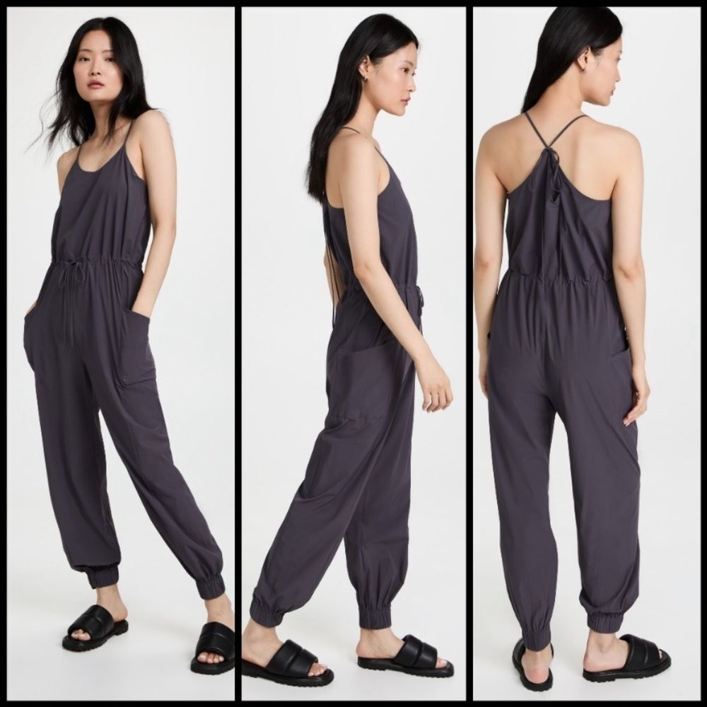 Sweaty Betty karma Jumpsuit in urban grey Sz XS/4 activewear lightweight